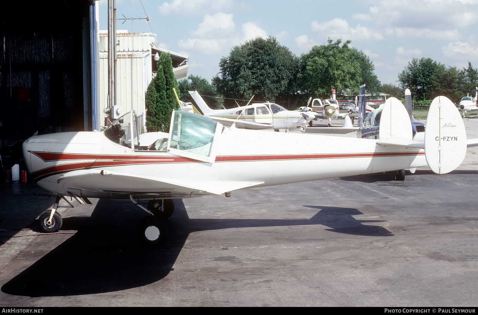 Aircraft Photo of C-FZYN | Alon A-2 Aircoupe | AirHistory.net #801730