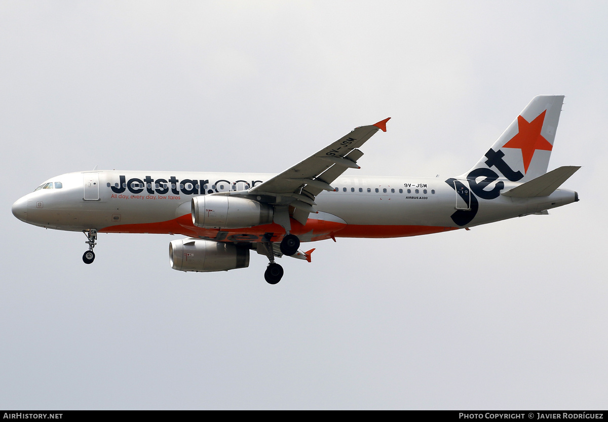 Aircraft Photo of 9V-JSM | Airbus A320-232 | Jetstar Airways | AirHistory.net #801754