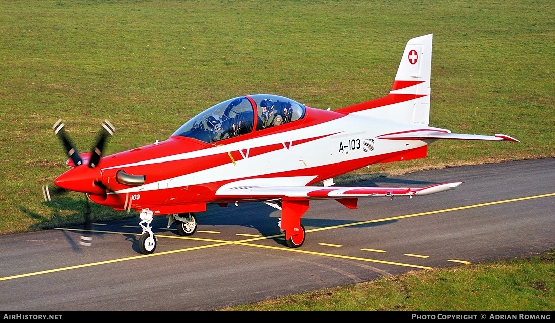 Aircraft Photo of A-103 | Pilatus PC-21 | Switzerland - Air Force | AirHistory.net #801772