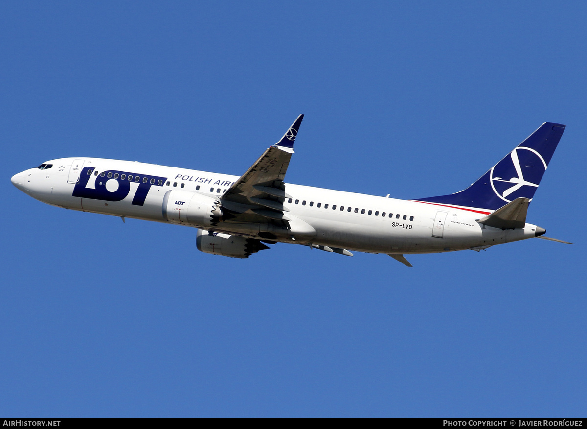 Aircraft Photo of SP-LVO | Boeing 737-8 Max 8 | LOT Polish Airlines - Polskie Linie Lotnicze | AirHistory.net #801782