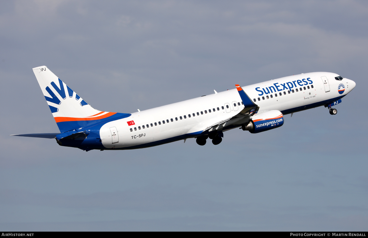 Aircraft Photo of TC-SPJ | Boeing 737-82R | SunExpress | AirHistory.net #801790