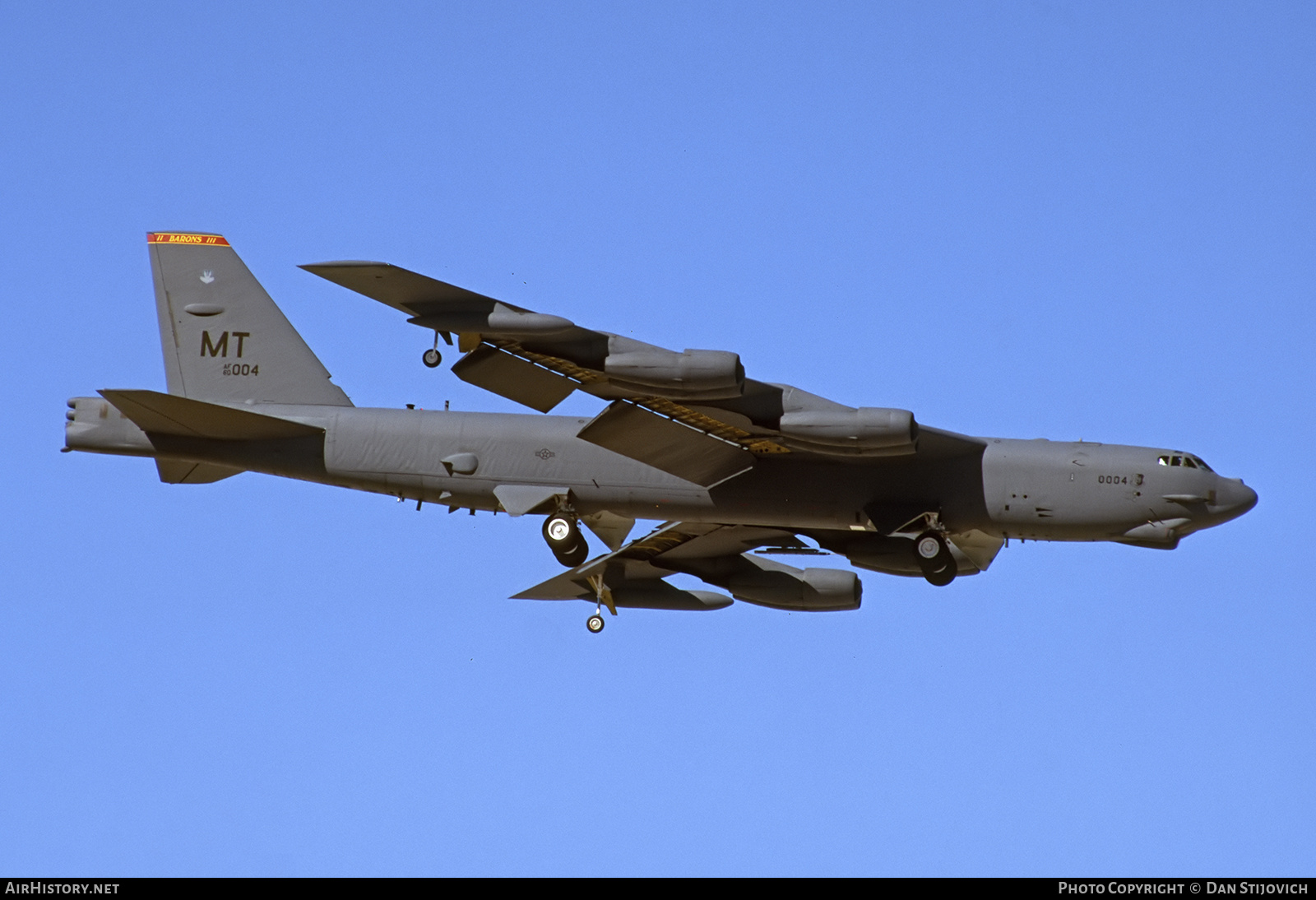 Aircraft Photo of 60-0004 / AF60-004 | Boeing B-52H Stratofortress | USA - Air Force | AirHistory.net #801795