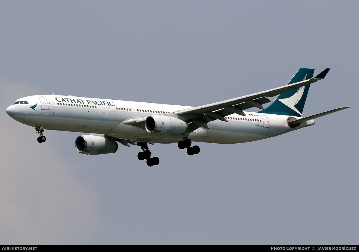 Aircraft Photo of B-HLQ | Airbus A330-343E | Cathay Pacific Airways | AirHistory.net #801798