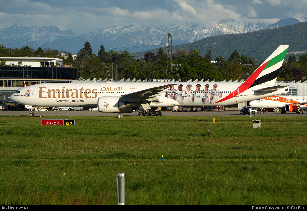 Aircraft Photo of A6-EQD | Boeing 777-300/ER | Emirates | AirHistory.net #801827