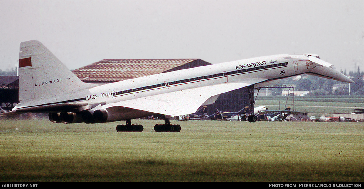 Aircraft Photo of CCCP-77102 | Tupolev Tu-144S | Aeroflot | AirHistory.net #801846