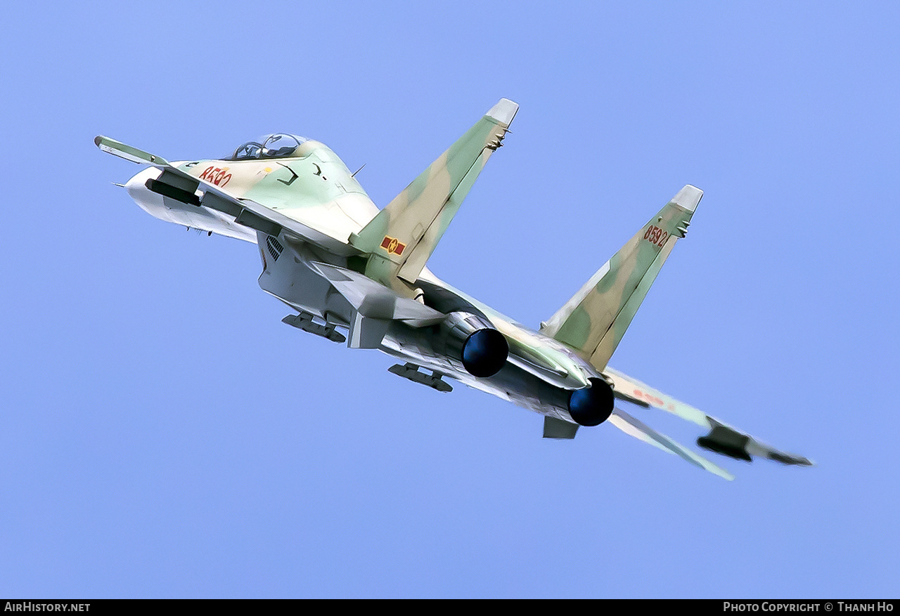 Aircraft Photo of 8592 | Sukhoi Su-30MK2V | Vietnam - Air Force | AirHistory.net #801852