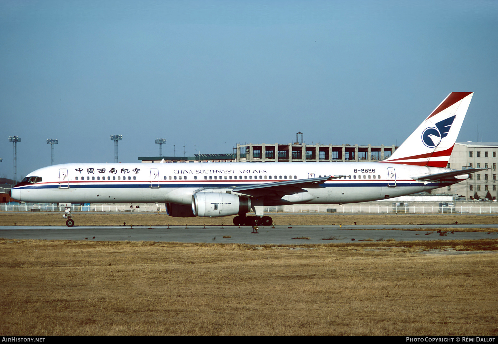 Aircraft Photo of B-2826 | Boeing 757-2Y0 | China Southwest Airlines | AirHistory.net #801877