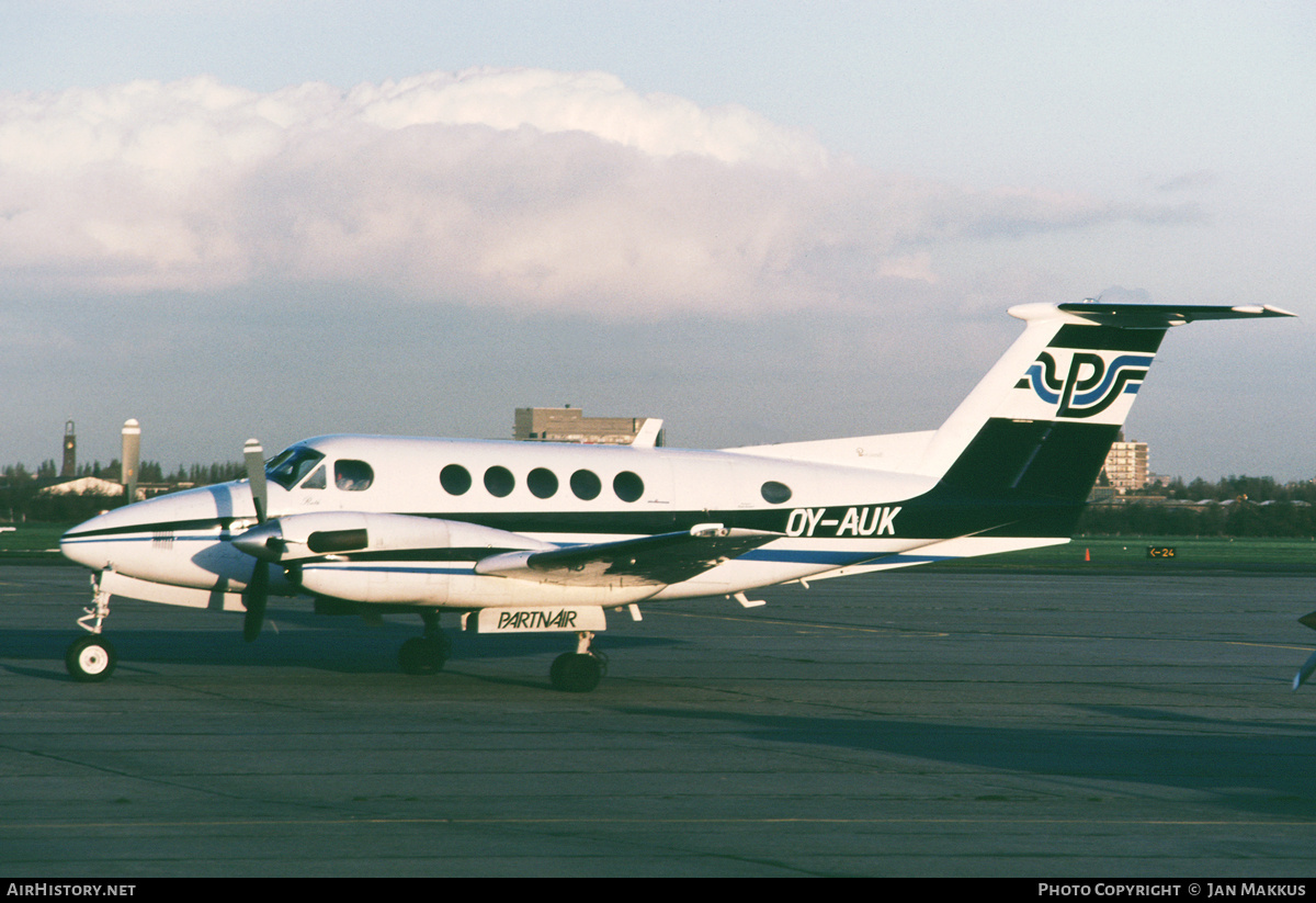 Aircraft Photo of OY-AUK | Beech 200 Super King Air | Partnair | AirHistory.net #801888