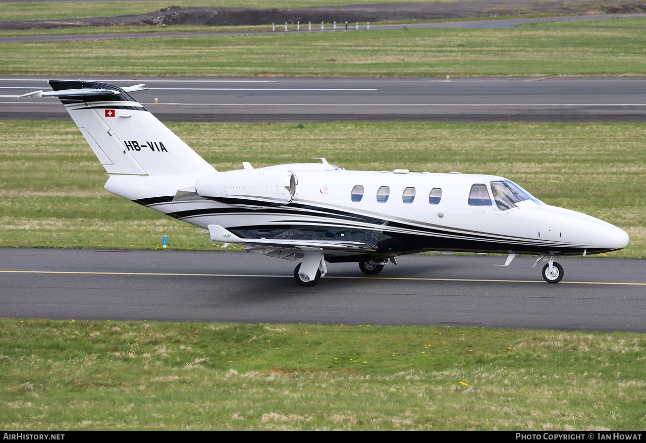 Aircraft Photo of HB-VIA | Cessna 525 CitationJet M2 | AirHistory.net #801902