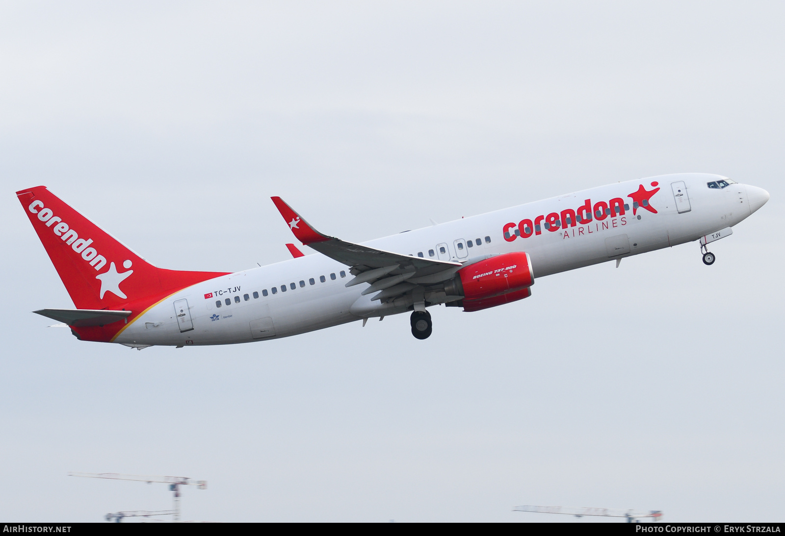 Aircraft Photo of TC-TJV | Boeing 737-86J | Corendon Airlines | AirHistory.net #801914