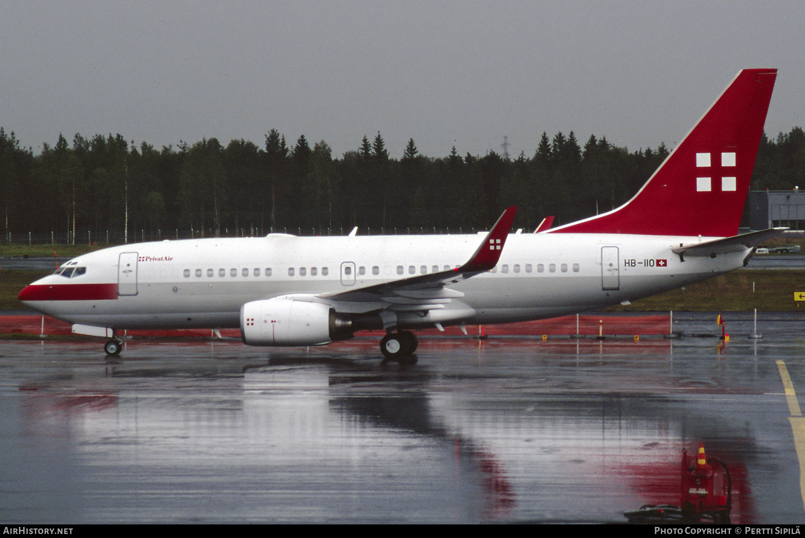 Aircraft Photo of HB-IIO | Boeing 737-7AK BBJ | PrivatAir | AirHistory.net #801941