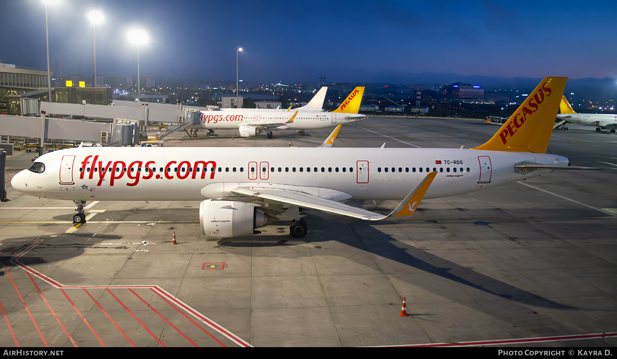 Aircraft Photo of TC-RDG | Airbus A321-251NX | Pegasus Airlines | AirHistory.net #801969
