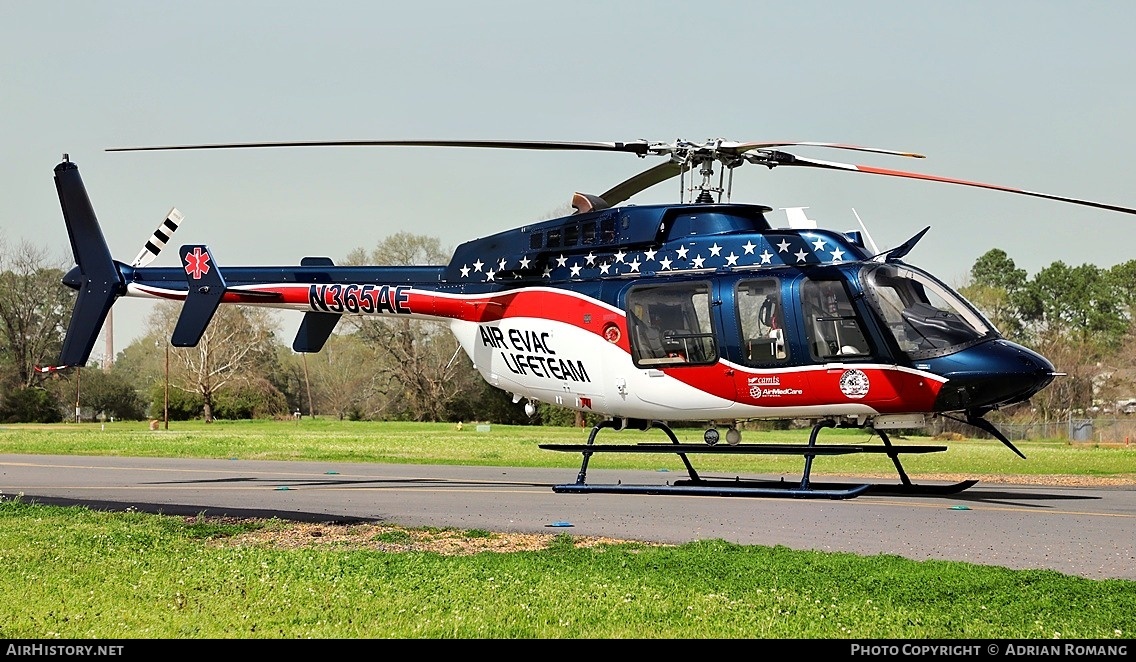 Aircraft Photo of N365AE | Bell 407GXP | Air Evac Lifeteam | AirHistory.net #801983