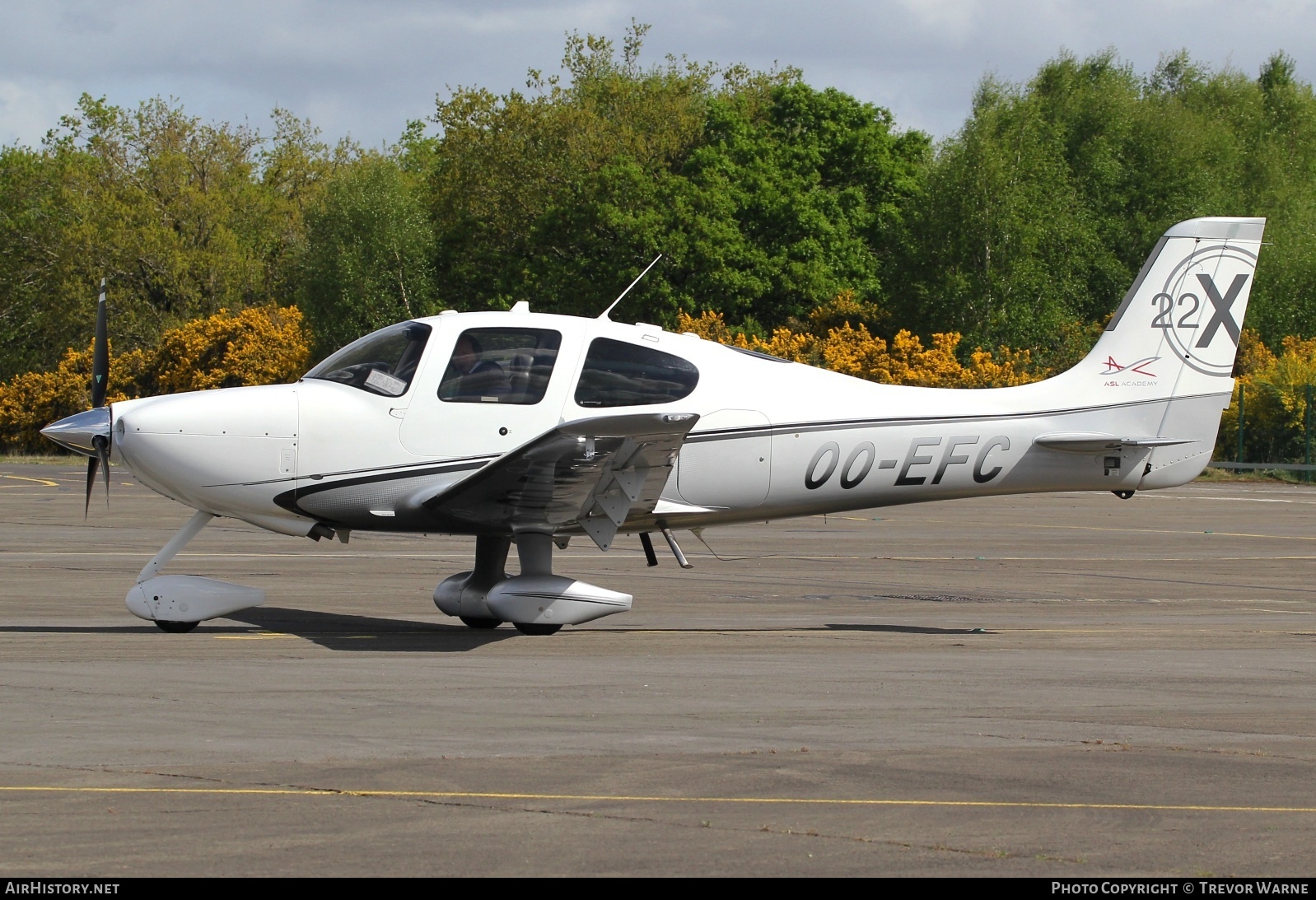 Aircraft Photo of OO-EFC | Cirrus SR-22 G3-X | ASL Academy | AirHistory.net #801990