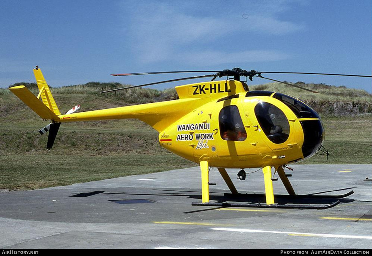 Aircraft Photo of ZK-HLL | Hughes 500C (369HS) | Wanganui Aero Works | AirHistory.net #802058