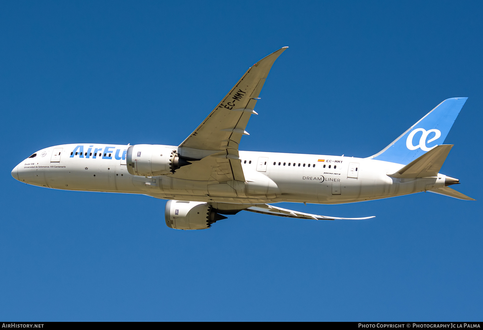 Aircraft Photo of EC-MMY | Boeing 787-8 Dreamliner | Air Europa | AirHistory.net #802098