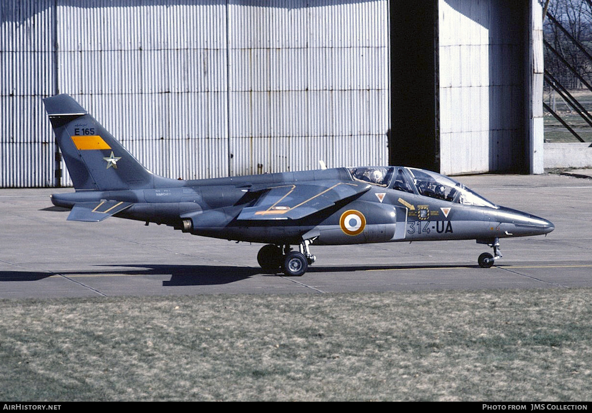 Aircraft Photo of E165 | Dassault-Dornier Alpha Jet E | France - Air Force | AirHistory.net #802099