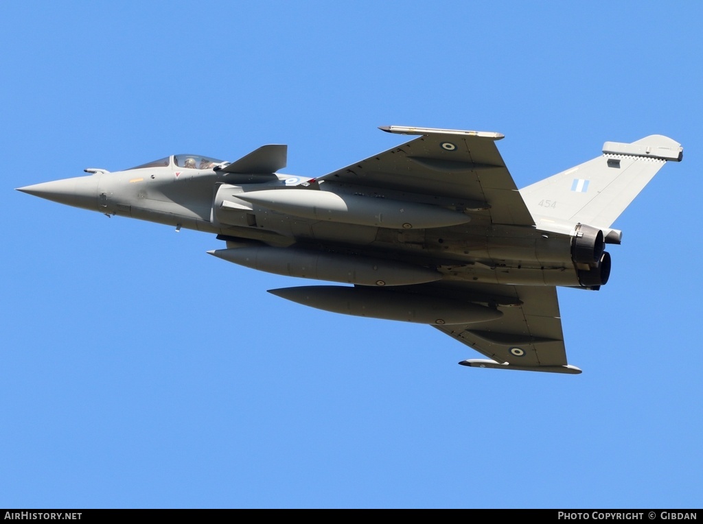Aircraft Photo of 454 | Dassault Rafale EG | Greece - Air Force | AirHistory.net #802102