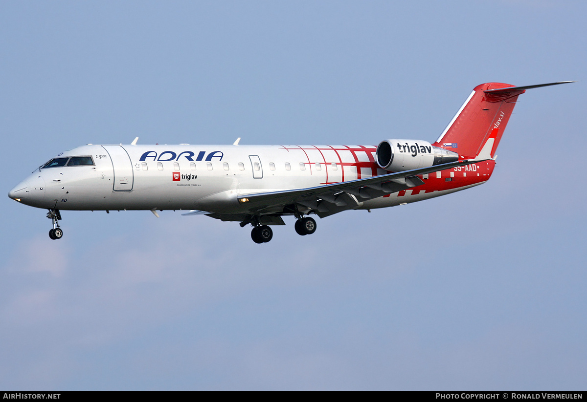 Aircraft Photo of S5-AAD | Bombardier CRJ-200LR (CL-600-2B19) | Adria Airways | AirHistory.net #802127