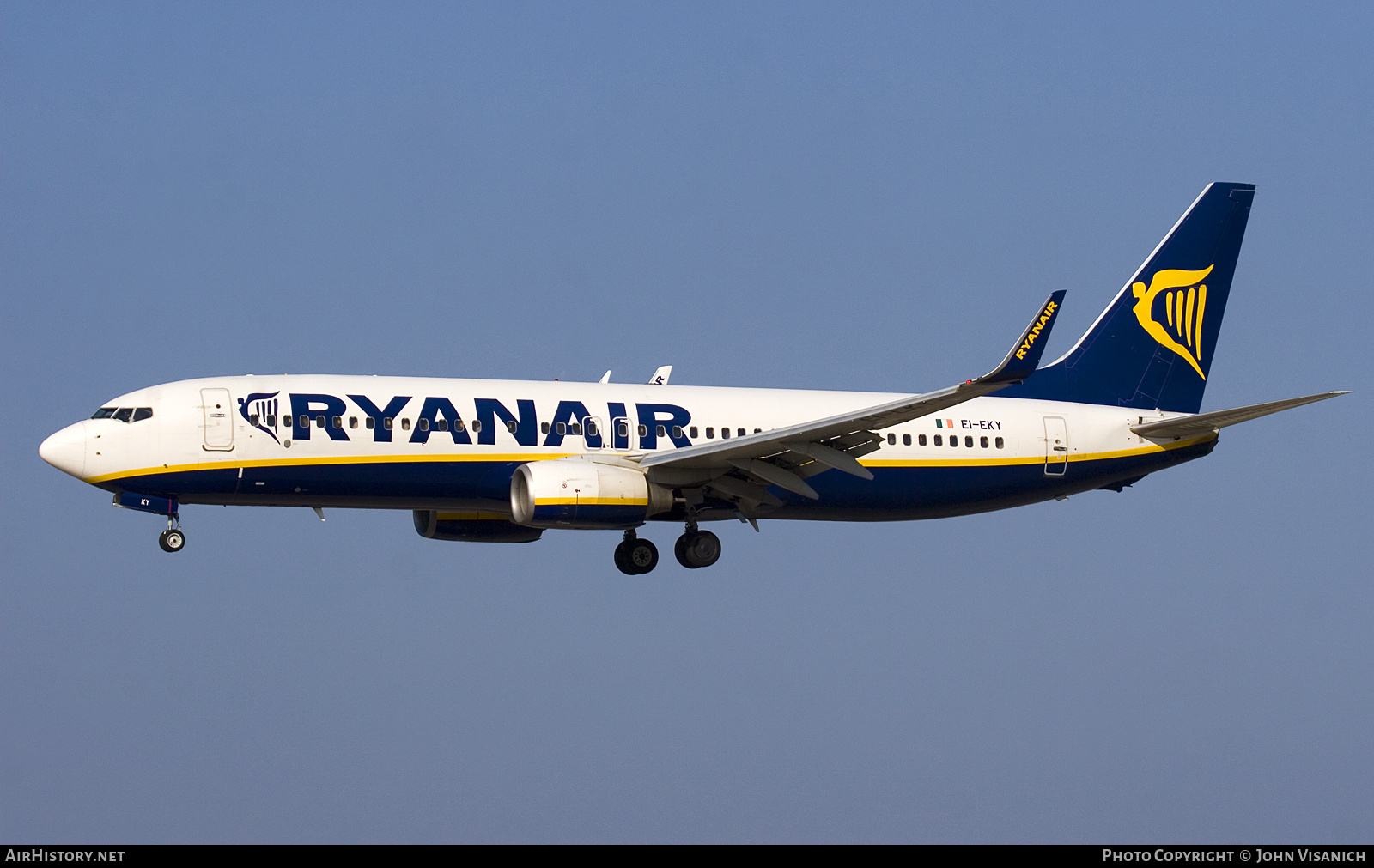 Aircraft Photo of EI-EKY | Boeing 737-8AS | Ryanair | AirHistory.net #802131