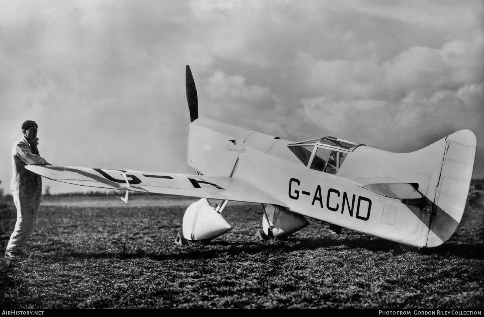 Aircraft Photo of G-ACND | Percival E.1 Mew Gull | AirHistory.net #802135