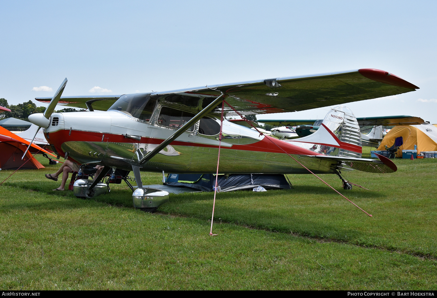 Aircraft Photo of N2538D | Cessna 170B | AirHistory.net #802157