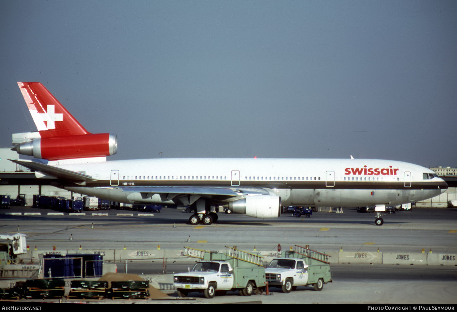 Aircraft Photo of HB-IHL | McDonnell Douglas DC-10-30 | Swissair | AirHistory.net #802179