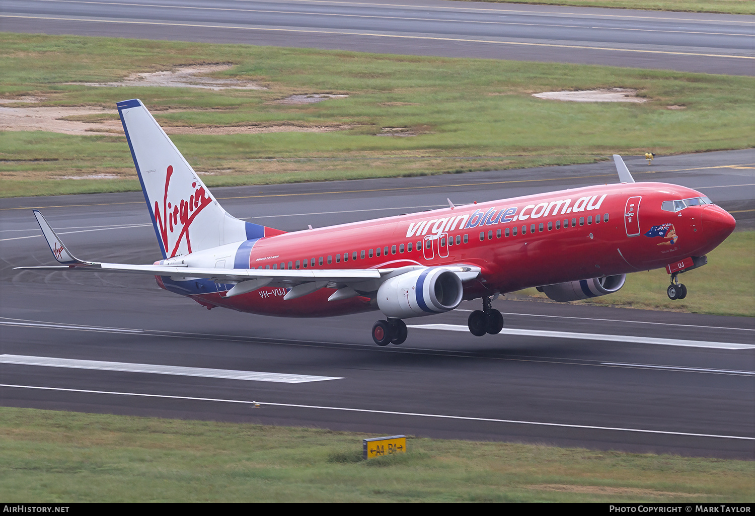 Aircraft Photo of VH-VUJ | Boeing 737-8FE | Virgin Blue Airlines | AirHistory.net #802180
