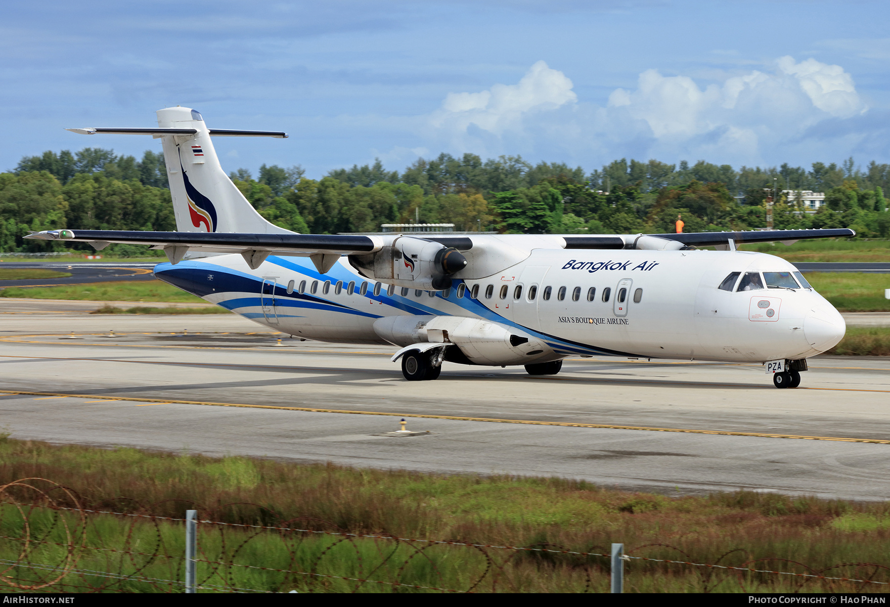 Aircraft Photo of HS-PZA | ATR ATR-72-600 (ATR-72-212A) | Bangkok Airways | AirHistory.net #802196
