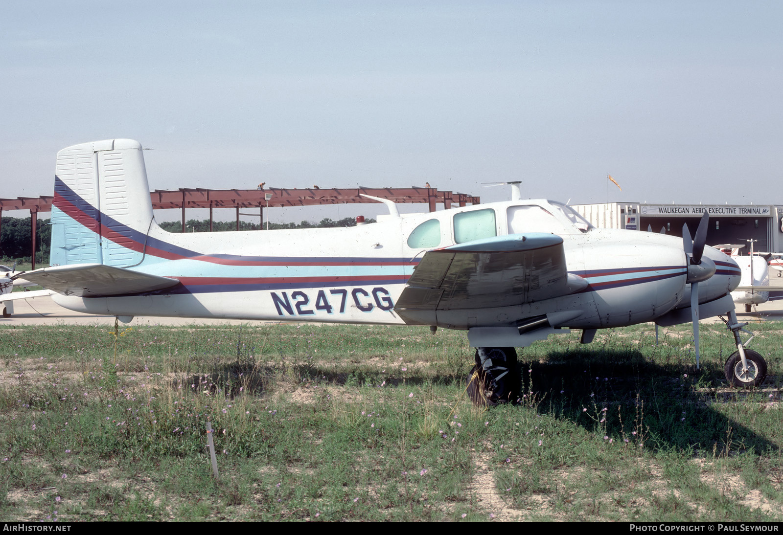 Aircraft Photo of N247CG | Beech B50 Twin Bonanza | AirHistory.net #802224