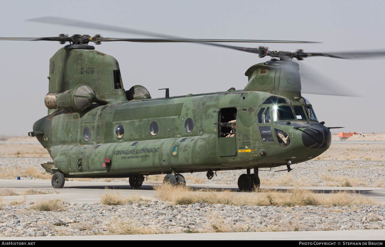 Aircraft Photo of D-106 | Boeing CH-47D Chinook (414) | Netherlands - Air Force | AirHistory.net #802231