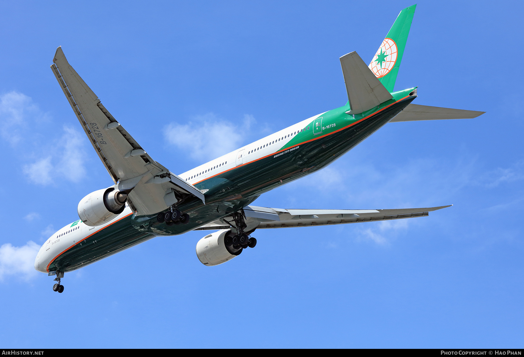 Aircraft Photo of B-16728 | Boeing 777-36N/ER | EVA Air | AirHistory.net #802235