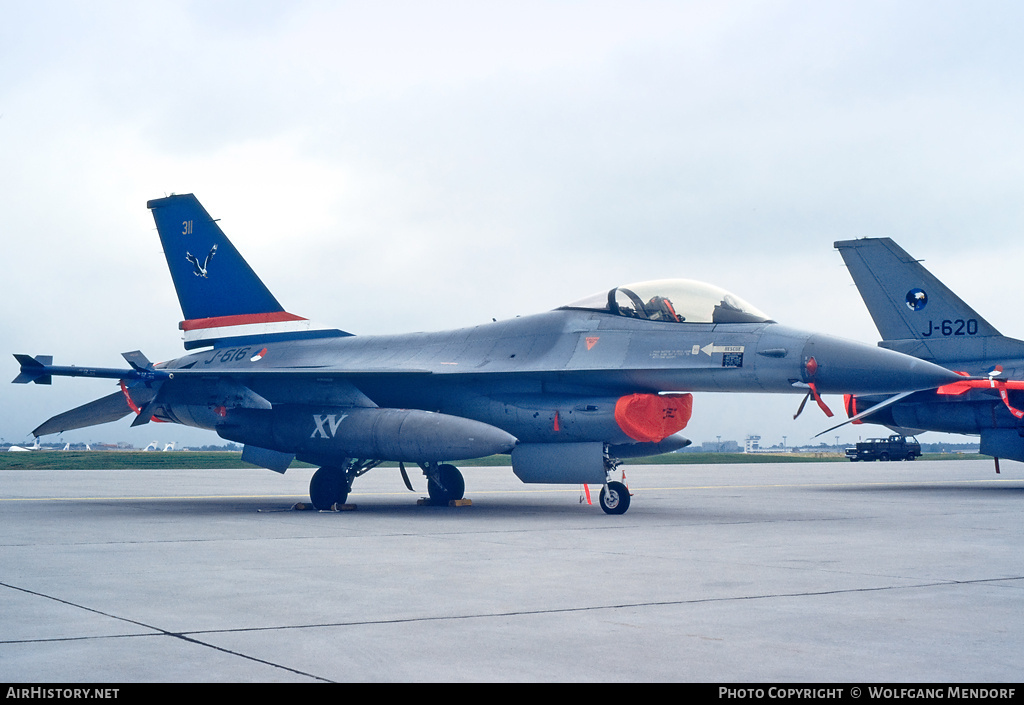 Aircraft Photo of J-616 | General Dynamics F-16A Fighting Falcon | Netherlands - Air Force | AirHistory.net #802288