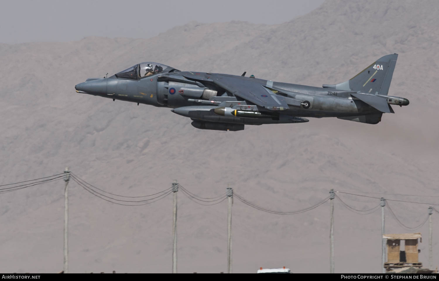 Aircraft Photo of ZD411 | British Aerospace Harrier GR7A | UK - Air Force | AirHistory.net #802292