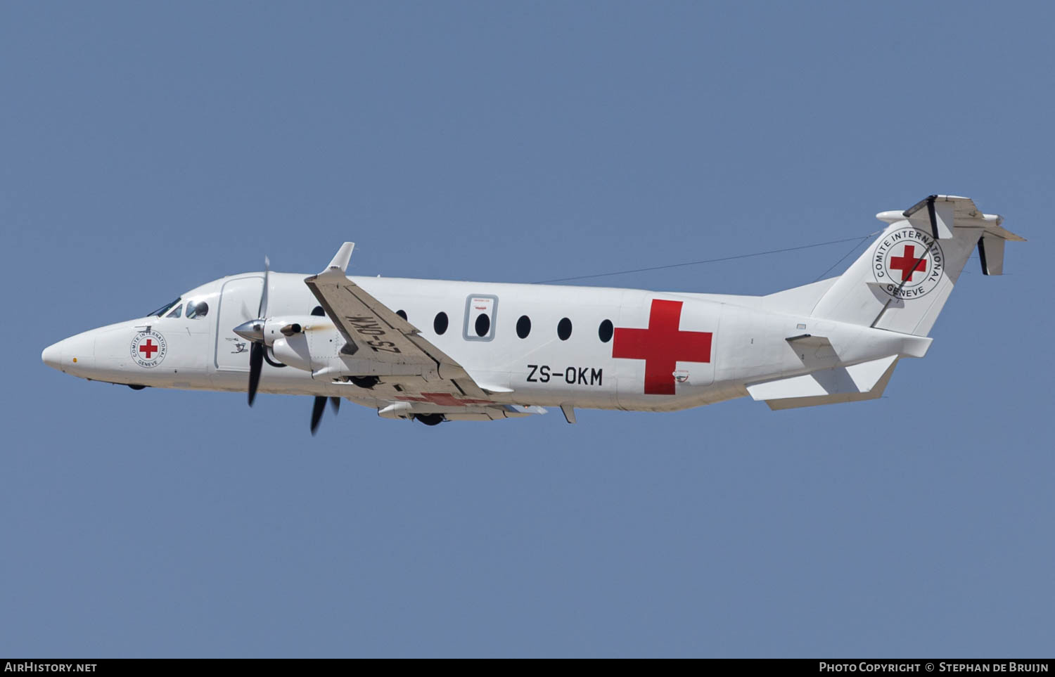 Aircraft Photo of ZS-OKM | Beech 1900D | ICRC - International Committee of the Red Cross | AirHistory.net #802303