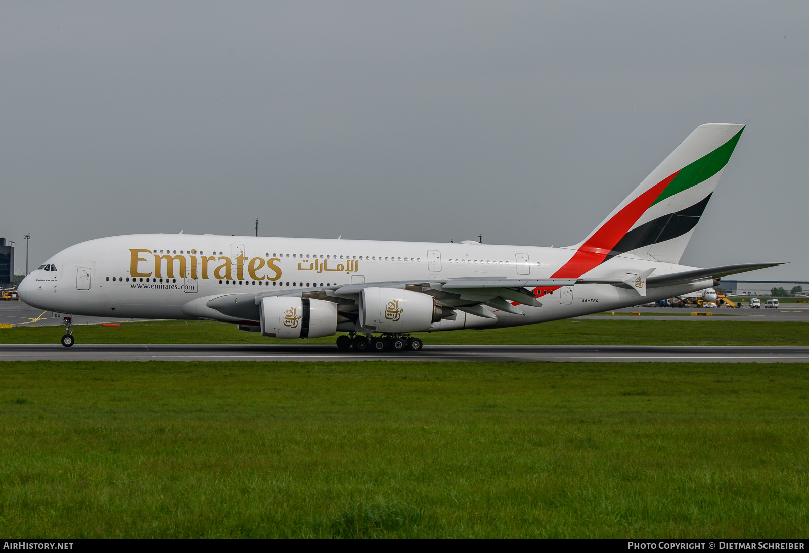 Aircraft Photo of A6-EEQ | Airbus A380-861 | Emirates | AirHistory.net #802350