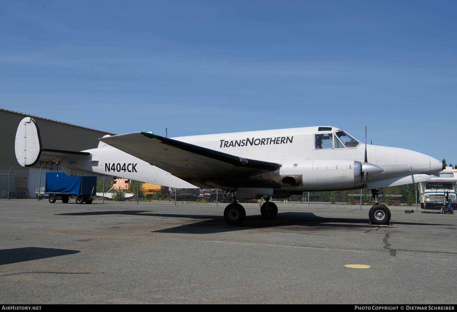 Aircraft Photo of N404CK | Beech C-45G Expeditor/Tri-Gear | TransNorthern Aviation | AirHistory.net #802362
