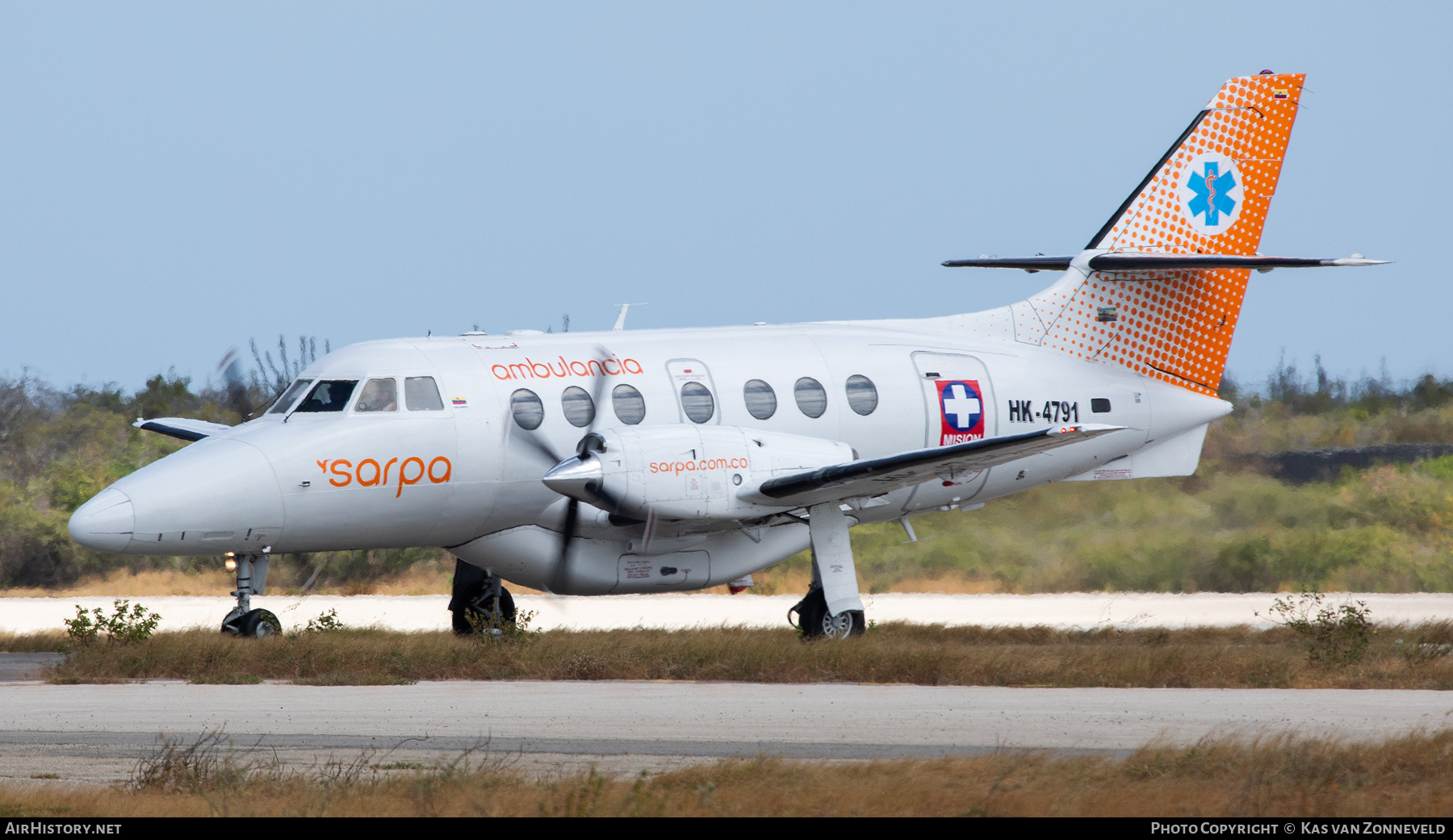 Aircraft Photo of HK-4791 | British Aerospace BAe-3201 Jetstream 32 | SARPA - Servicios Aéreos Panamericanos | AirHistory.net #802369