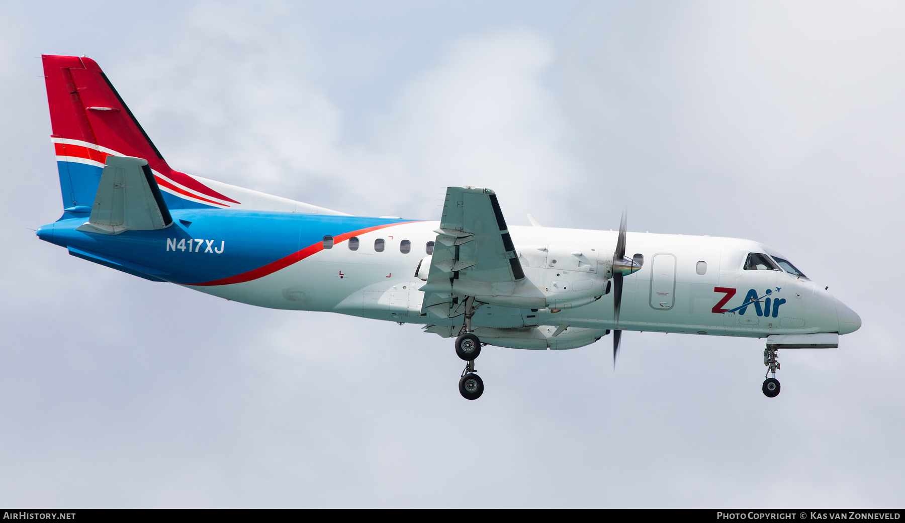 Aircraft Photo of N417XJ | Saab 340B/Plus | Z Air | AirHistory.net #802370