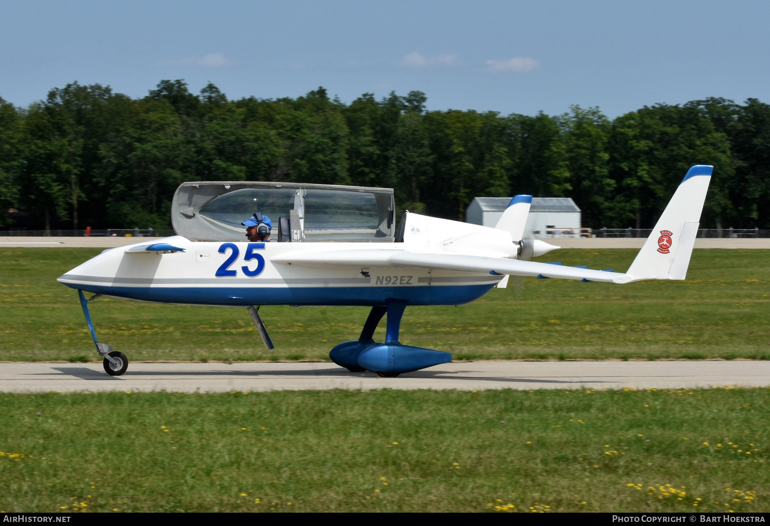 Aircraft Photo of N92EZ | Rutan 31 VariEze | RAFE - Rutan Aircraft Flying Experience | AirHistory.net #802371
