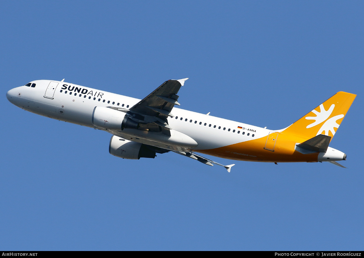 Aircraft Photo of D-ANNA | Airbus A320-214 | Sundair | AirHistory.net #802380