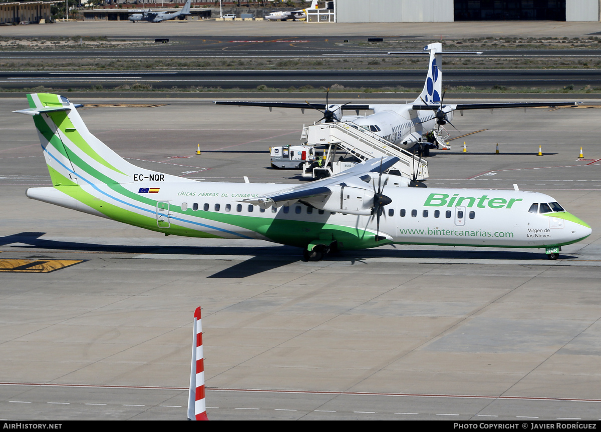 Aircraft Photo of EC-NQR | ATR ATR-72-600 (ATR-72-212A) | Binter Canarias | AirHistory.net #802382
