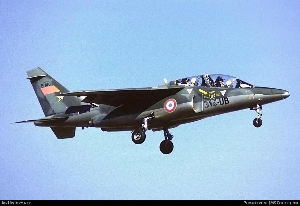 Aircraft Photo of E140 | Dassault-Dornier Alpha Jet E | France - Air Force | AirHistory.net #802400