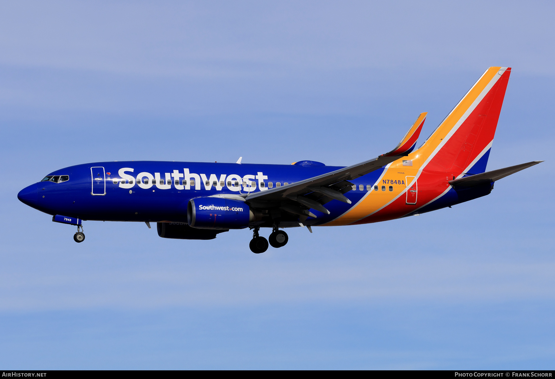 Aircraft Photo of N7848A | Boeing 737-752 | Southwest Airlines | AirHistory.net #802421