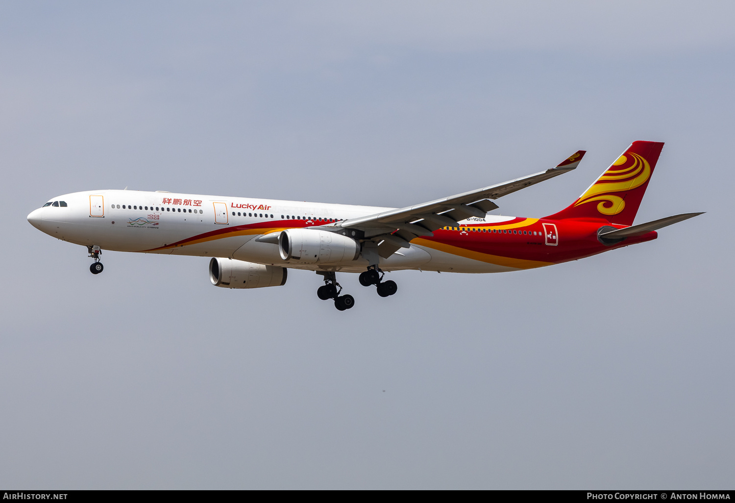 Aircraft Photo of B-1004 | Airbus A330-343E | Lucky Air | AirHistory.net #802425