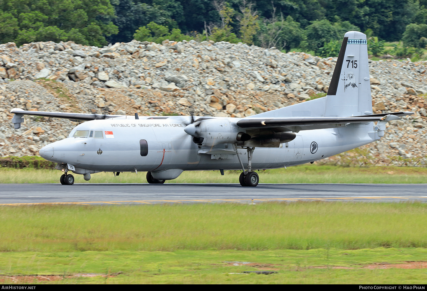 Aircraft Photo of 715 | Fokker 50MPA Enforcer Mk2 | Singapore - Air Force | AirHistory.net #802449