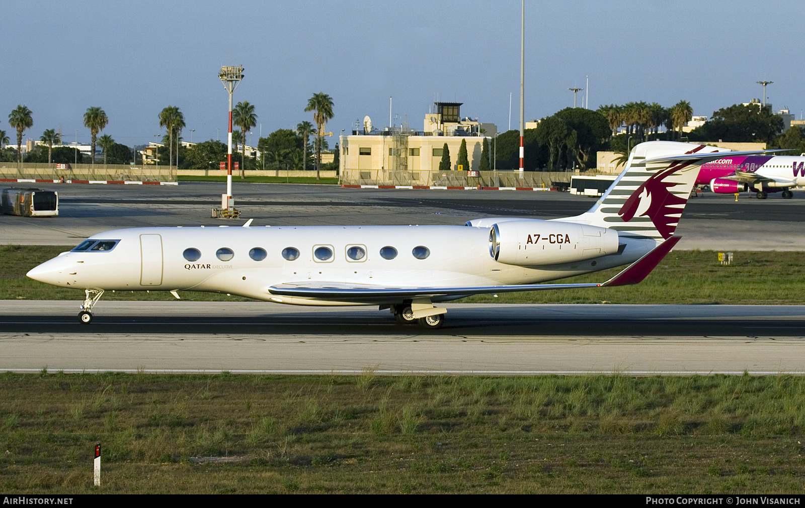 Aircraft Photo of A7-CGA | Gulfstream Aerospace G650ER (G-VI) | Qatar Executive | AirHistory.net #802457