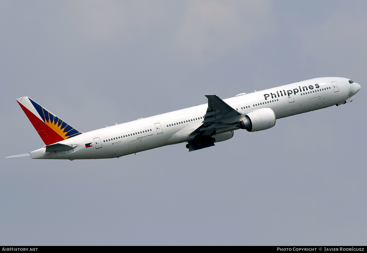 Aircraft Photo of RP-C7777 | Boeing 777-36N/ER | Philippine Airlines | AirHistory.net #802520