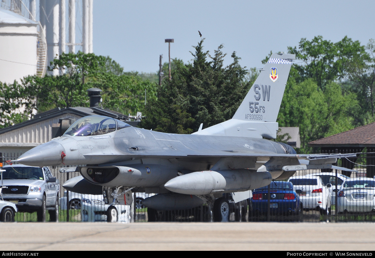 Aircraft Photo of 93-0550 / AF930550 | General Dynamics F-16CM Fighting Falcon | USA - Air Force | AirHistory.net #802527