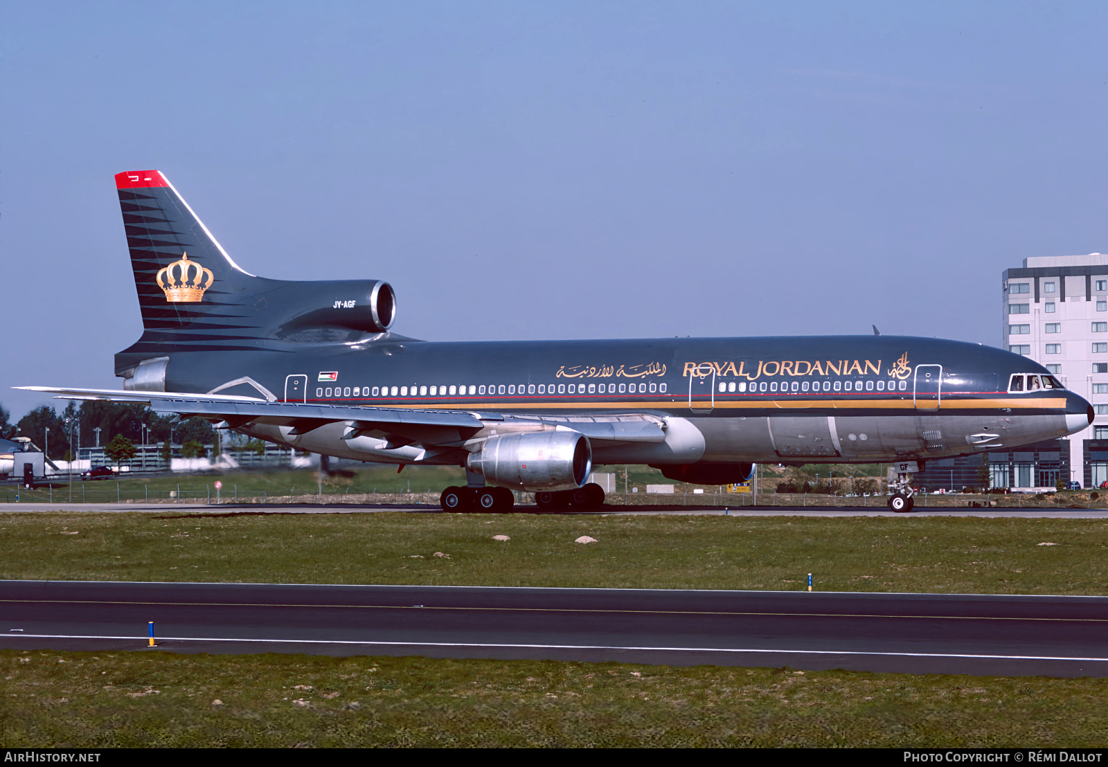 Aircraft Photo of JY-AGF | Lockheed L-1011-385-3 TriStar 500 | Royal Jordanian Airlines | AirHistory.net #802548